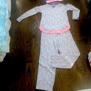Ellen Tracy small new with tags 3 piece flamingo pajama set